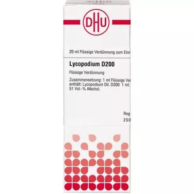 LYCOPODIUM D 200 Dilution, 20mL LYCOPODIUM D 200 Dilution, 20mL
