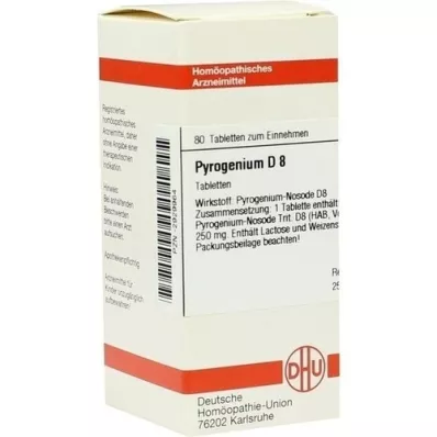 PYROGENIUM D 8 tablets, 80 pcs