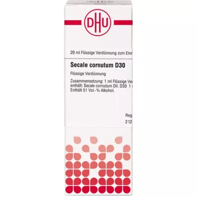 SECALE CORNUTUM D 30 Dilution, 20 ml