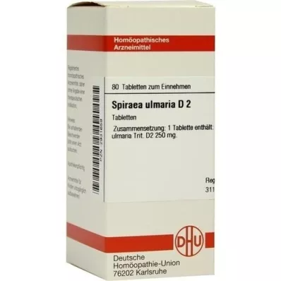 SPIRAEA ULMARIA D 2 tablets, 80 pcs