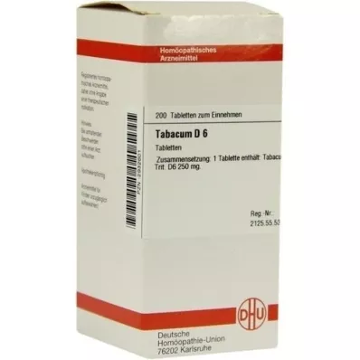 TABACUM D 6 tablets, 200 pcs TABACUM D 6 tablets, 200 pcs