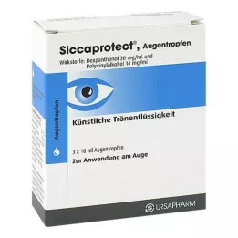 SICCAPROTECT Eye drops, 3X10 ml