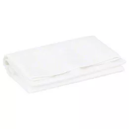 LÄTZCHEN Erw.Foil/Terry white with collection bag, 1 pc