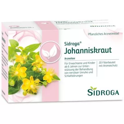 SIDROGA Johanniskraut Tee Filterbeutel, 20X1.75 g