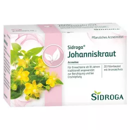 SIDROGA St. Johns Wort Tea Filter Bags, 20X1.75 g