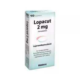 LOPACUT 2 mg film-coated tablets, 10 pcs