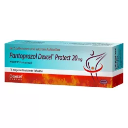 PANTOPRAZOL Dexcel Protect 20 mg gastric juice tablet, 14 pcs