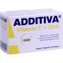 ADDITIVA Vitamin C Depot 300 mg capsules, 60 pcs