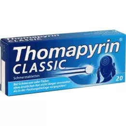 THOMAPYRIN CLASSIC painkillers, 20 pcs