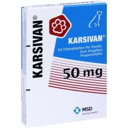 KARSIVAN 50 film-coated tablets for dogs, 60 pcs