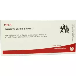 ISCUCIN salicis Strength G Ampoules, 10X1 ml
