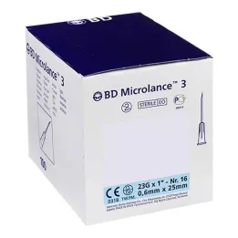 BD MICROLANCE Cannula 23 G 1 0.6x25 mm, 100 pcs