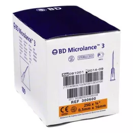 BD MICROLANCE Cannula 25 G 5/8 0.5x16 mm, 100 pcs