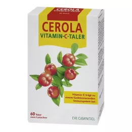 CEROLA Vitamin C Taler Grandel, 60 pcs
