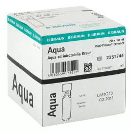 AQUA AD injectabilia Miniplasco connect Inj. solution, 20X10 ml