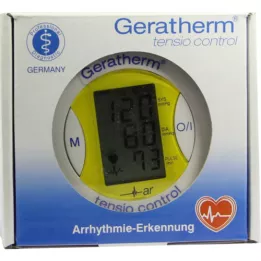 Geratherm Blood Pressure Meter Wrist Tensio Control Yellow, 1 pcs