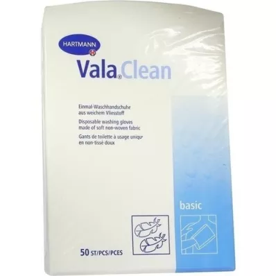 VALACLEAN Basic wash gloves, 50 pcs VALACLEAN Basic wash gloves, 50 pcs
