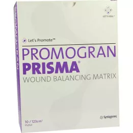 PROMOGRAN Prisma 123 sqcm tamponades, 10 pieces