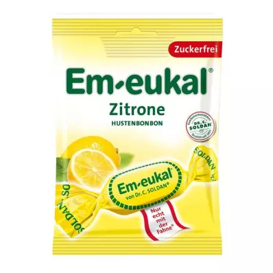 EM-EUKAL Candies lemon sugar free, 75 g