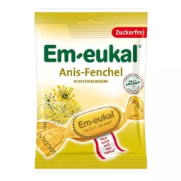 Em Eucal Anis Fennel Sugar Free, 75 g