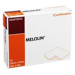 MELOLIN 10x10 cm wound dressings sterile, 10 pcs