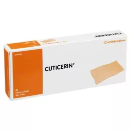 CUTICERIN 7.5x20 cm gauze with ointment coating, 50 pcs
