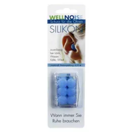 WELLNOISE Ear plugs blue blister, 3X2 pcs