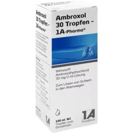 AMBROXOL 30 drops of pharmaceutical, 100 ml