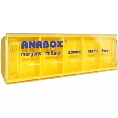 ANABOX Tagesbox farbig sortiert, 1 St