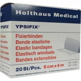 FIXIERBINDE Ypsifix elastic 6 cmx4 m loose, 20 pcs