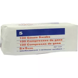 MULLKOMPRESSEN Ypsipad 5x5 cm non-sterile 8-ply, 100 pcs