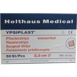 PFLASTERSTRIPS YPSIPLAST WATERF.2.3 cm round, 50 pcs