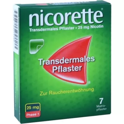 NICORETTE TX Pflaster 25 mg, 7 szt