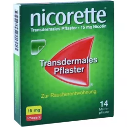 NICORETTE TX Pflaster 15 mg, 14 pcs