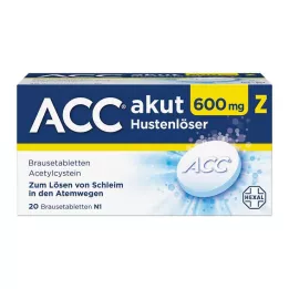 ACC akut 600 Z cough expectorant effervescent tablets, 20 pcs