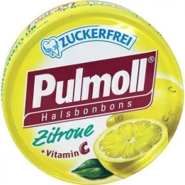 PULMOLL Lemon sugar -free candy, 50 g