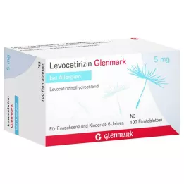 LEVOCETIRIZIN Glenmark 5 mg film -coated tablets, 100 pcs