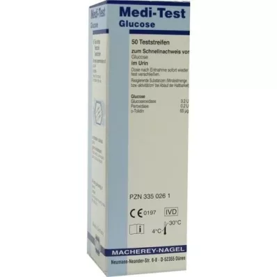 MEDI-TEST Glucose test strip, 50 pcs