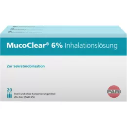 MUCOCLEAR 6% NaCl inhalation solution, 60x4 ml