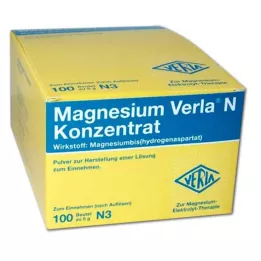 MAGNESIUM VERLA N concentrate Plv.z.H.e.L.z.Einn., 100 pcs