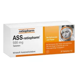 ASS-ratiopharm 500 mg tablets, 30 pcs