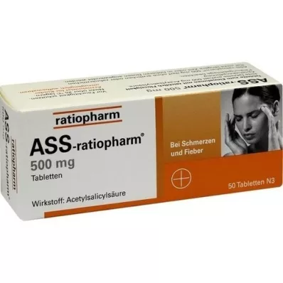 ASS-ratiopharm 500 mg Tabletten, 50 St