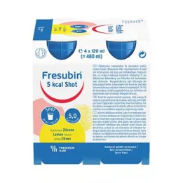 FRESUBIN 5 kcal SHOT Lemon solution, 24x120 ml