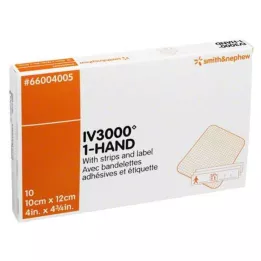 OPSITE IV 3000 10x12 cm transparent cannula fixation, 10 pcs