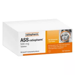 ASS-ratiopharm 500 mg tablets, 100 pcs