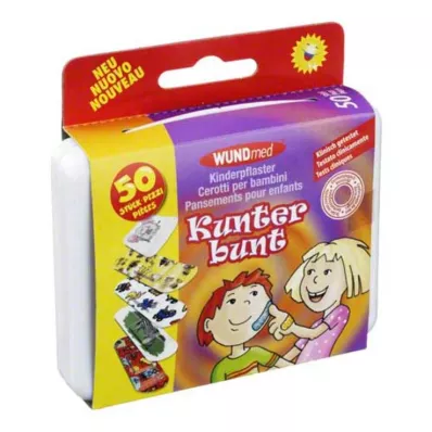 KINDERPFLASTER Colorful, 50 pieces KINDERPFLASTER Colorful, 50 pieces