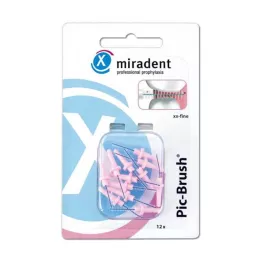 MIRADENT Interd.Pic-Brush replacement b.xx-fine pink, 12 pcs