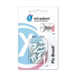 MIRADENT Interd.Pic-Brush replacement brush fine white, 12 pcs