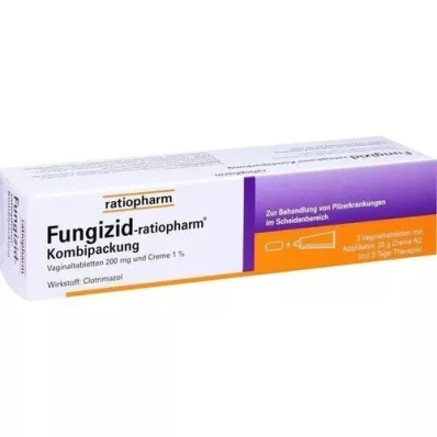 FUNGIZID-ratiopharm 3 Vag.-Tbl.+ 20g Creme, 1 P