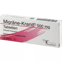 MIGRÄNE KRANIT 500 mg tablets, 10 pcs